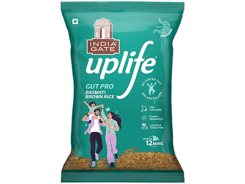 India Gate Uplife Gut Pro Basmati Brown Rice, 1 kg