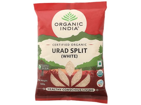 Organic India Urad Split - White, Improves Digestion, 500 g