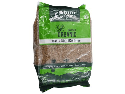 Turn Organic Organic - Sugar/Sakkare Brown, 500 g
