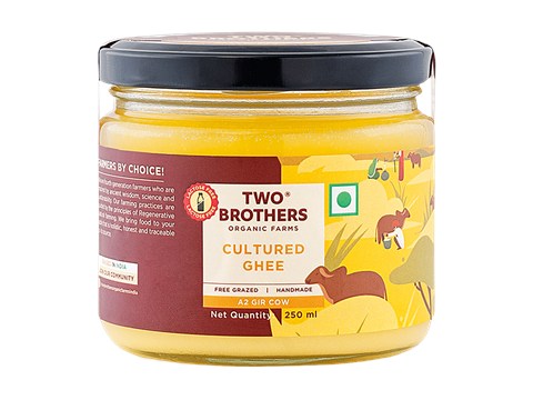 Two Brothers Organic Farms Desi Cow Ghee, Gir Cow, 250 ml