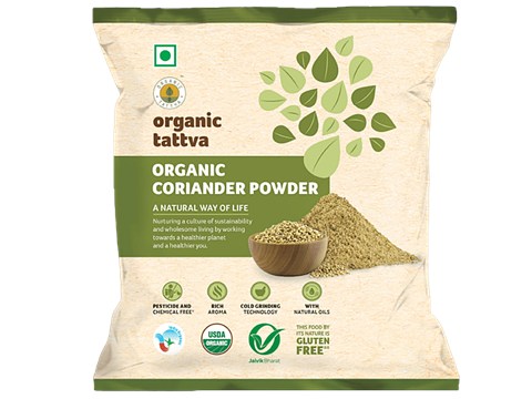 Organic Tattva Organic Powder - Coriander, 100 g