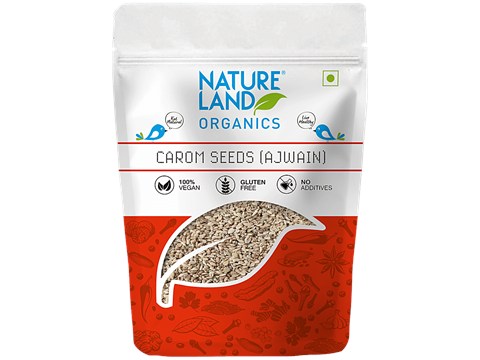 Natureland Organics Carom Seeds/Ajwain, 100 g