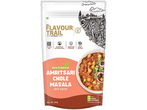 The Flavour Trail by Swani Organic Amritsari Chole Masala, 100 g