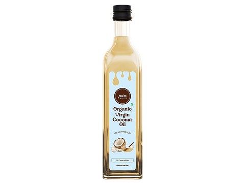 Pure Whites Cold Pressed Organic Virgin Coconut Oil, 500 ml