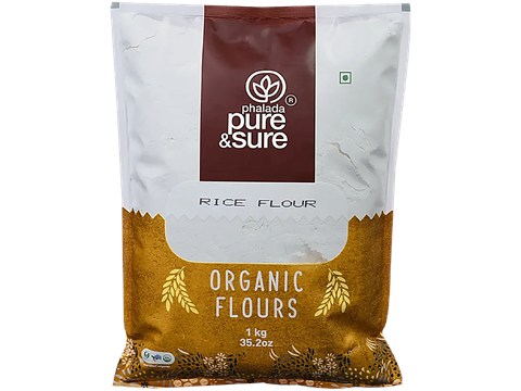 Phalada Pure & Sure Organic - Rice Flour/Akki Hittu, 1 kg