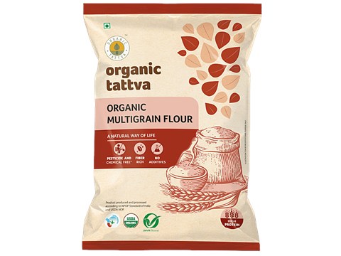 Organic Tattva Organic Multigrain Atta/Flour, 5 kg