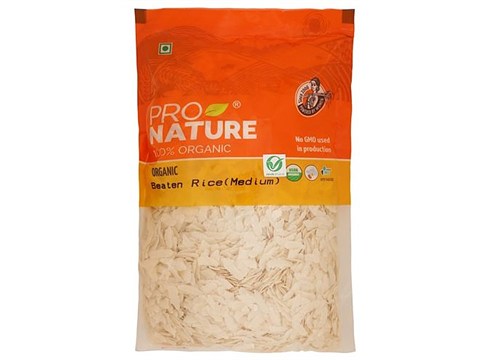 Pro Nature Organic Beaten Rice/Akki, 250 g