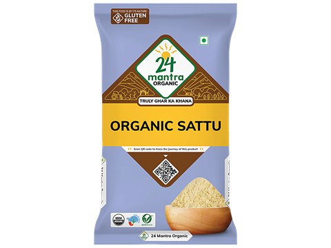 24 Mantra Organic Organic Sattu, 500 g