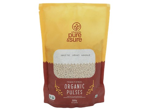 Phalada Pure & Sure Organic - Urad Daal, 500 g