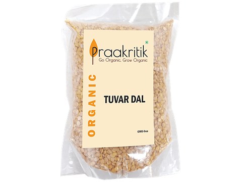 Praakritik Organic Tuvar Dal, 1 kg