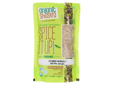 Organic Shastra Cumin/JeeraWhole, 100 g