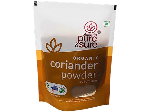 Phalada Pure & Sure Organic - Coriander Powder, 100 g