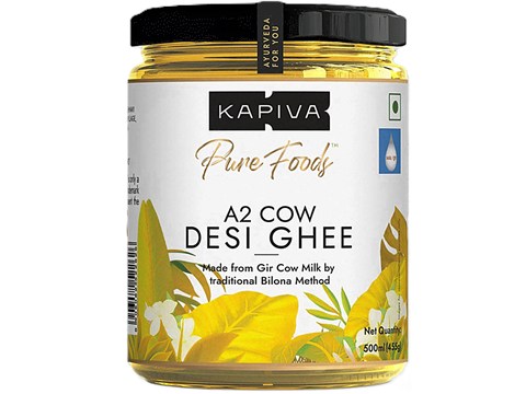 Kapiva A2 Desi Ghee/Tuppa, 500 ml
