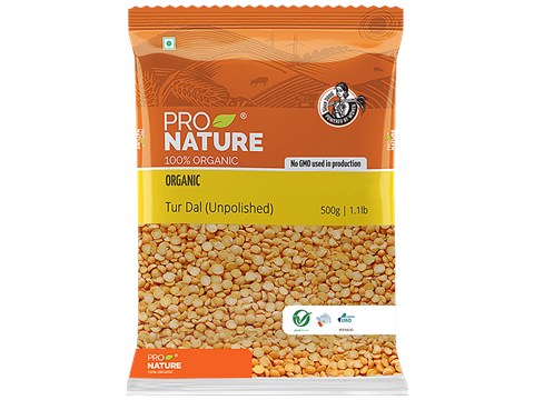 Pro Nature Organic Dal - Tur, 500 g