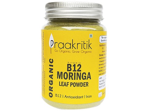 Praakritik Organic Moringa Leaf Powder, 80g