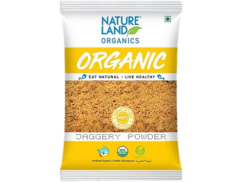 Natureland Organics Jaggery Powder - Sweet, Add To Desserts, 500 g