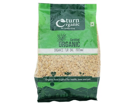 Turn Organic Tur Dal, 500 g
