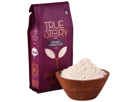 True Story Organic Jowar Flour, 500 g