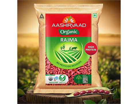 Aashirvaad Organic Rajma, 1 kg