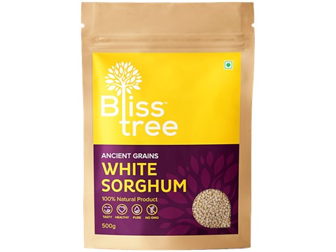 Bliss Tree White Sorghum/Vellai Solam, 500 g