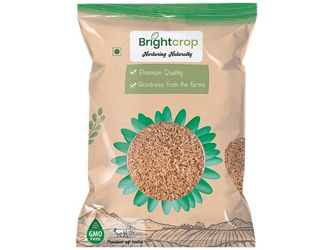 Brightcrop Sona Masoori Brown Rice - Rich In Aroma & Fibre, 1 kg