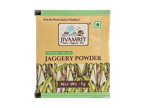 Jivamrit Organic Jaggery Powder, 5 g