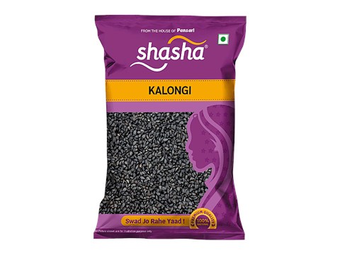 SHASHA Whole Kalonji -  Premium Quality, All Natural, Kitchen Essential Spice, 100 g