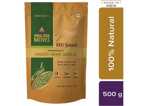 Himalayan Natives Green Gram - Whole, 500 g