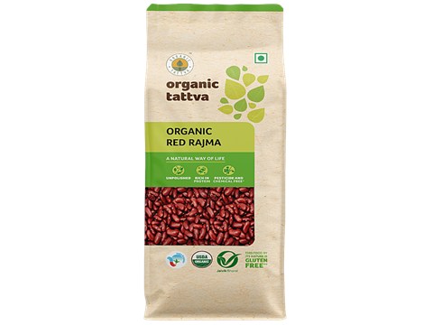 Organic Tattva Organic Rajma/Capparadavare - Red, 500 g