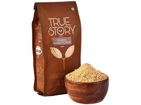 True Story Organic Jaggery Powder, 500 g