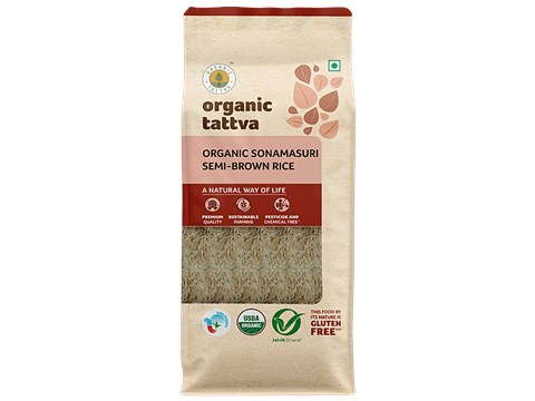 Organic Tattva Organic Sona Masuri - Brown, 1 kg
