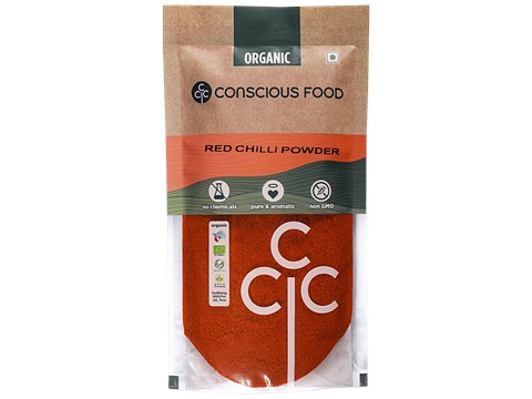 Conscious Food Red Chilli Powder, 100 g