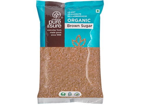 Phalada Pure & Sure Organic - Sugar/Sakkare Brown, 1 kg