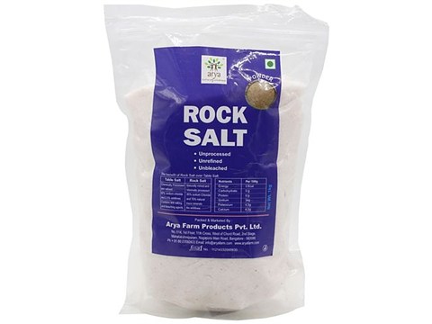 Arya Organic Rock Salt/Uppu Powder, 1 kg