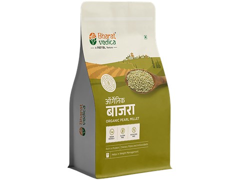 Bharat Vedica Organic Pearl Millet, 500 g