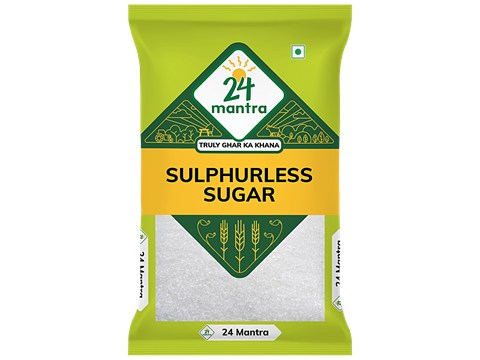 24 Mantra Organic Natural Sugar/Sakkare - Sulphurless, 500 g
