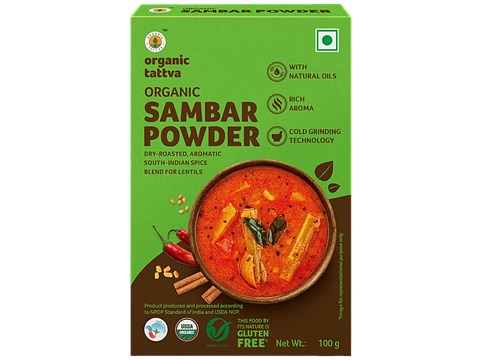 Organic Tattva Organic - Sambar Powder, 100 g