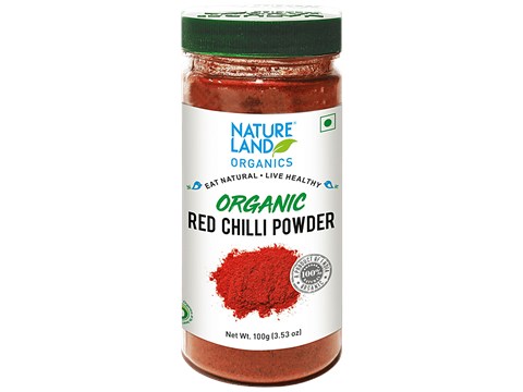Natureland Organics Red Chilli Powder, 100 g