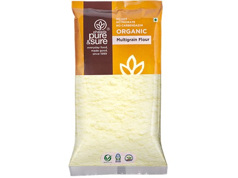 Phalada Pure & Sure Organic Multigrain Flour - Nutrient Rich, 1 kg