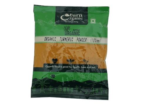 Turn Organic Organic - Turmeric Powder/Arisina Pudi, 100 g