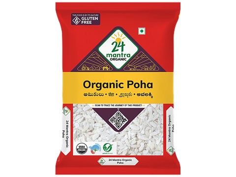 24 Mantra Organic Poha, 500 g
