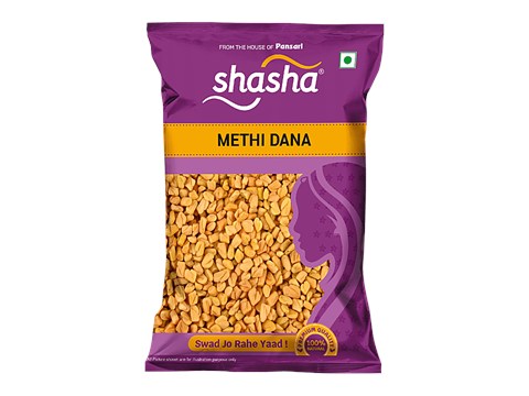 SHASHA Whole Methi Dana -  Premium Quality, All Natural, Kitchen Essential Spice, 100 g