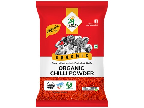 24 Mantra Organic Chilli Powder, 200 g