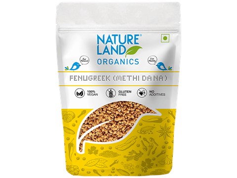 Natureland Organics Fenugreek/Methi Dana, 150 g