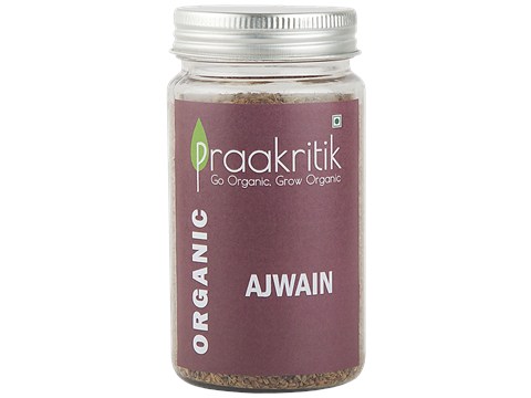 Praakritik Organic Ajwain/Carom Seeds, 100 g