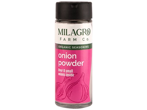 Milagro Farm Company Onion Powder - Organic Seasoning, Over 8 Small Onions Inside, 50 g