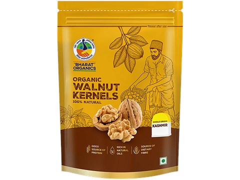 Bharat Organics Organic Walnut Kernels, 200 g