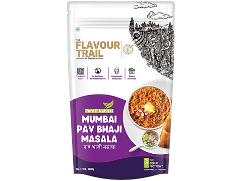 The Flavour Trail by Swani Organic Mumbai Pav Bhaji Masala, 100 g