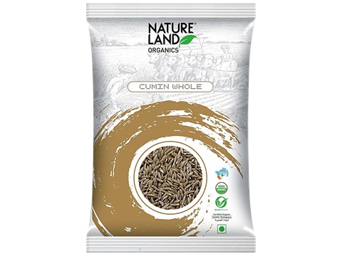 Natureland Organics Cumin Whole Jeera Sabut - Natural, 250 g