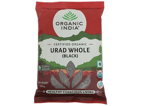 Organic India Urad Whole - Black, 500 g